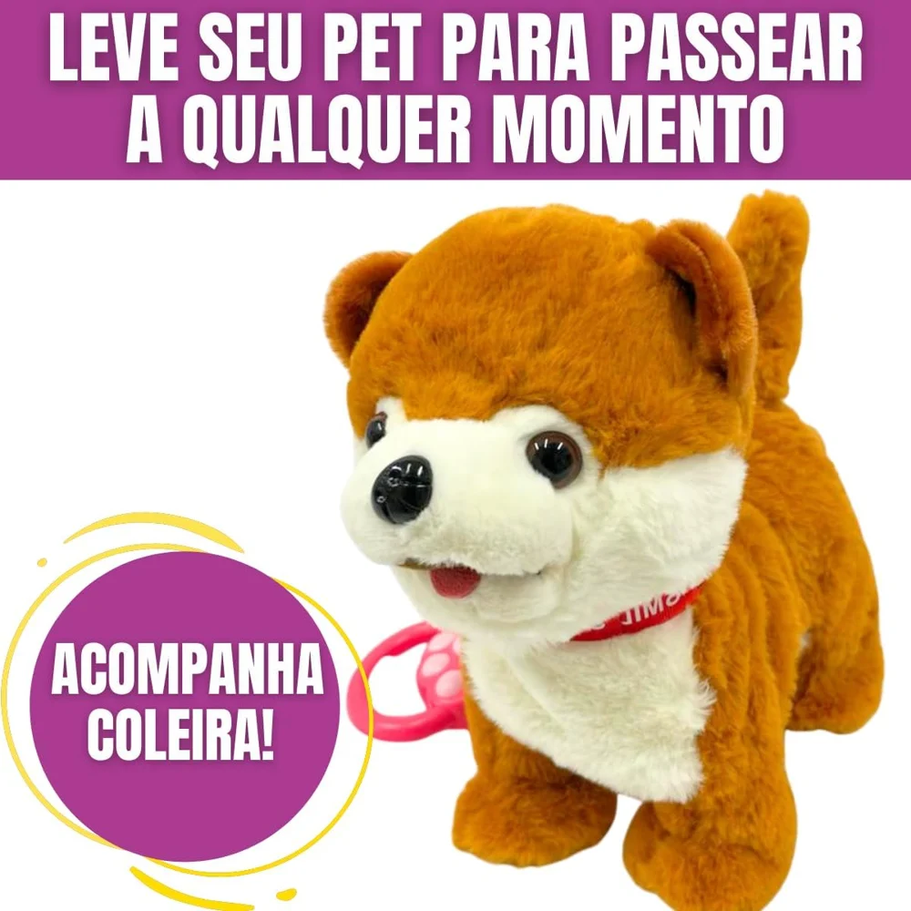 Chow Chow interativo com coleira - foto 2