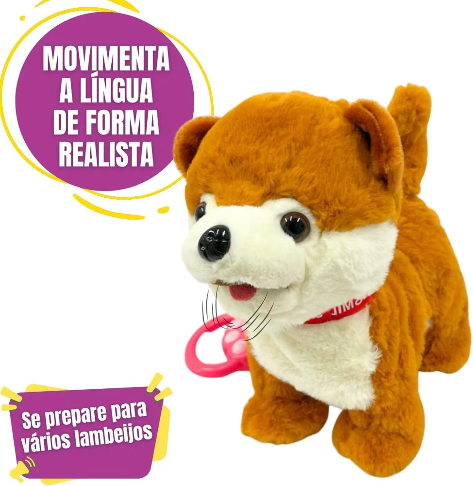 Chow Chow interativo com coleira - foto 3
