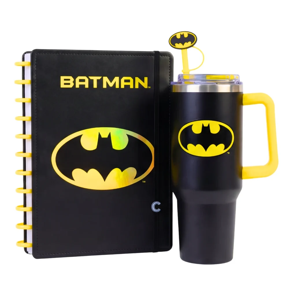 Copo Térmico Batman + Caderno Inteligente Batman Grátis